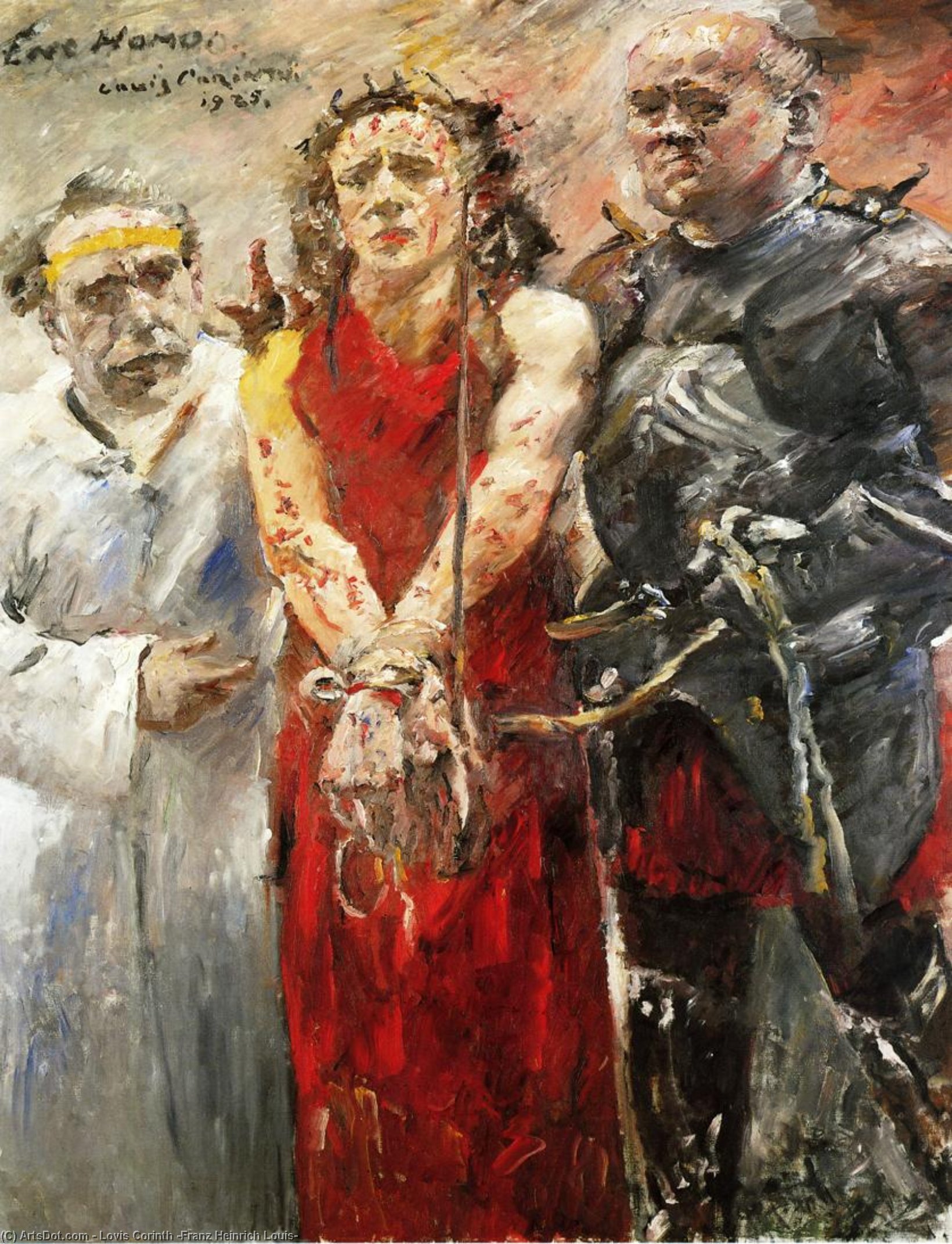 Wikioo.org – L'Enciclopedia delle Belle Arti - Pittura, Opere di Lovis Corinth (Franz Heinrich Louis) - ecce homo