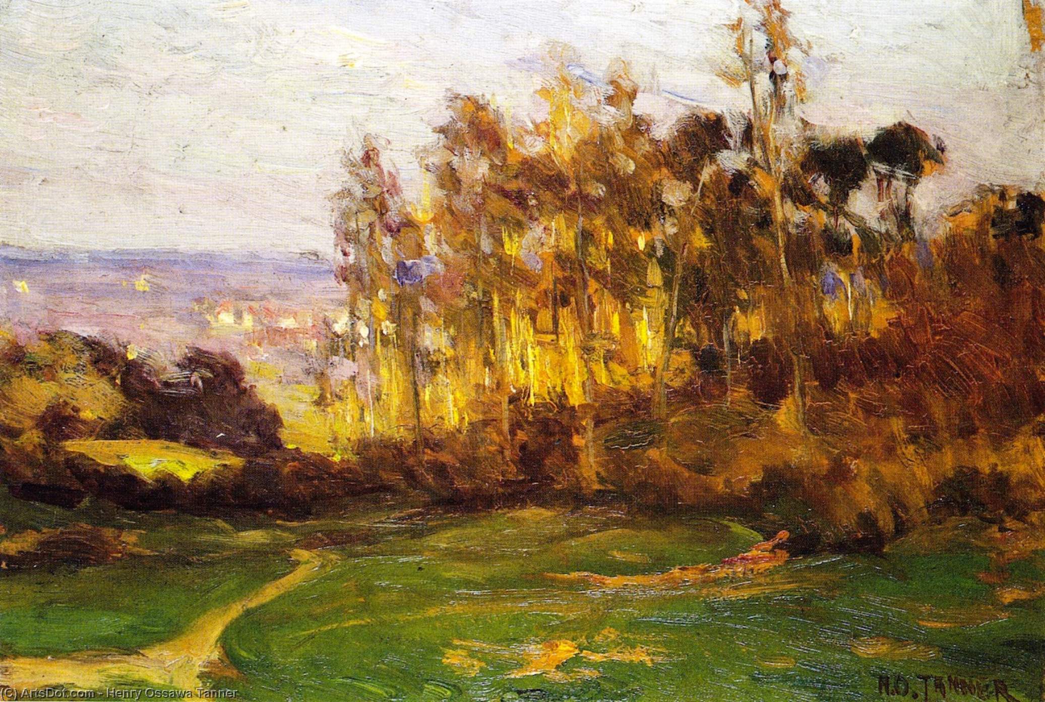 Wikioo.org - The Encyclopedia of Fine Arts - Painting, Artwork by Henry Ossawa Tanner - Edge of the Forest