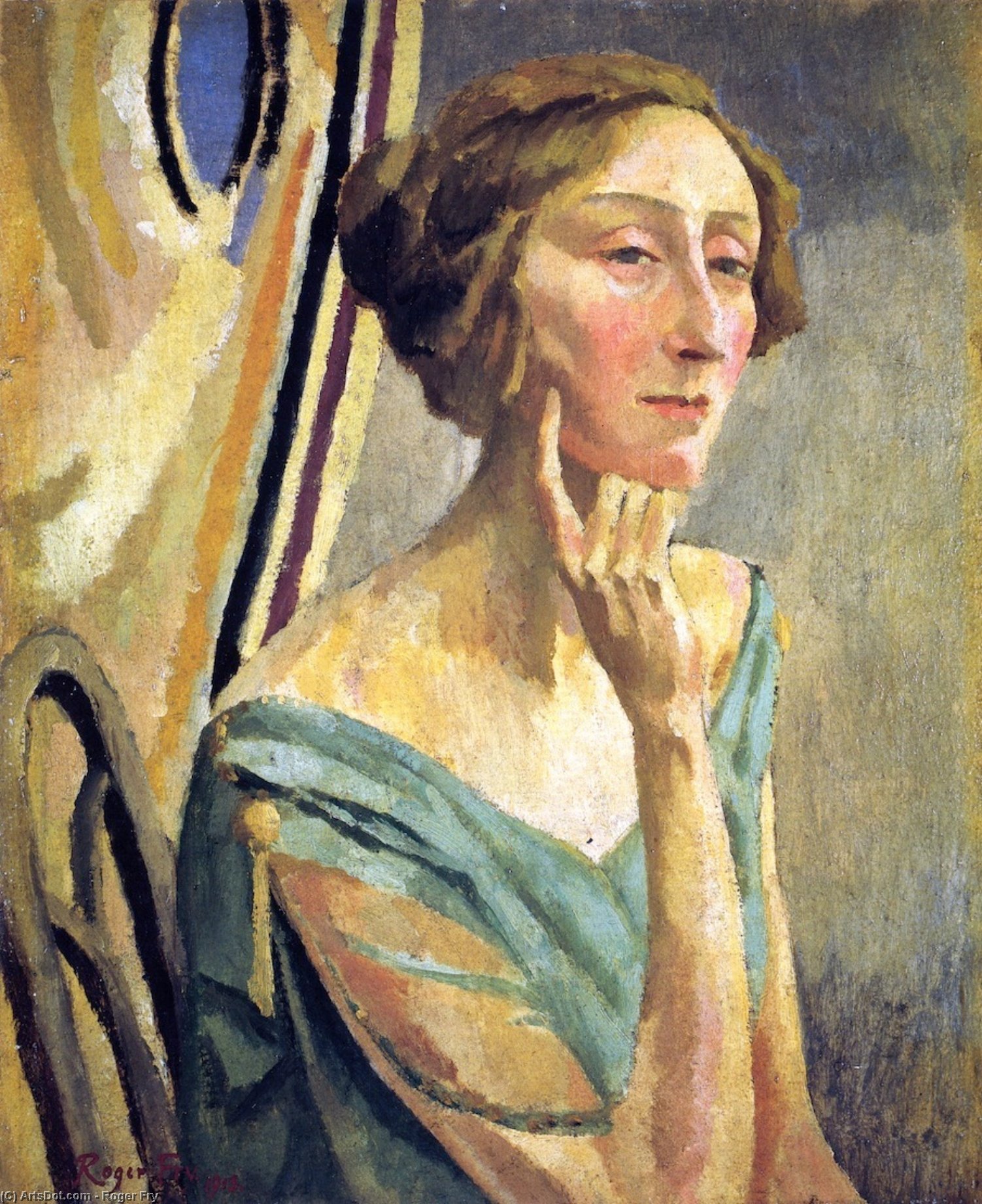 Wikioo.org - The Encyclopedia of Fine Arts - Painting, Artwork by Roger Fry - Edith Sitwell