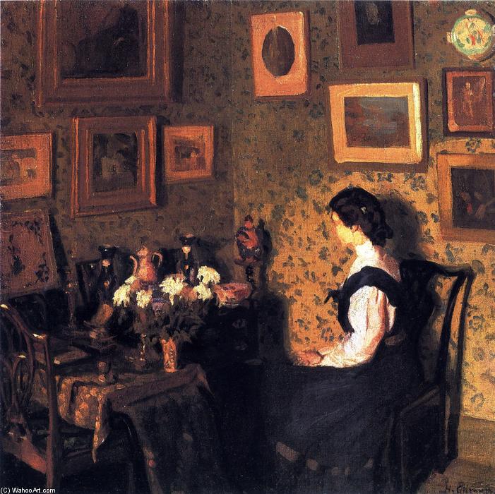 WikiOO.org - Encyclopedia of Fine Arts - Maalaus, taideteos Harold John Wilde - Edwardian Interior