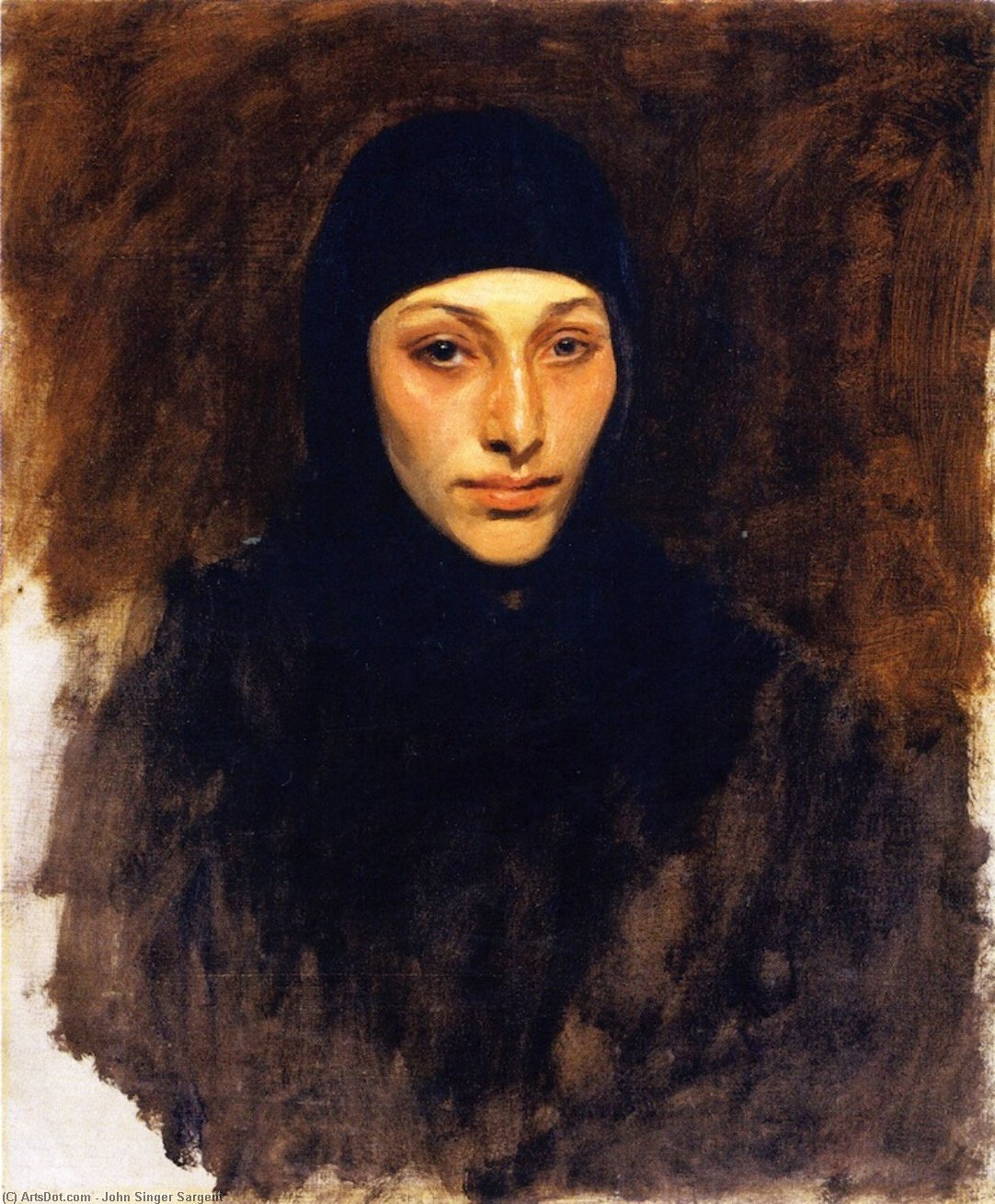 WikiOO.org - Enciclopedia of Fine Arts - Pictura, lucrări de artă John Singer Sargent - Egyptian Woman