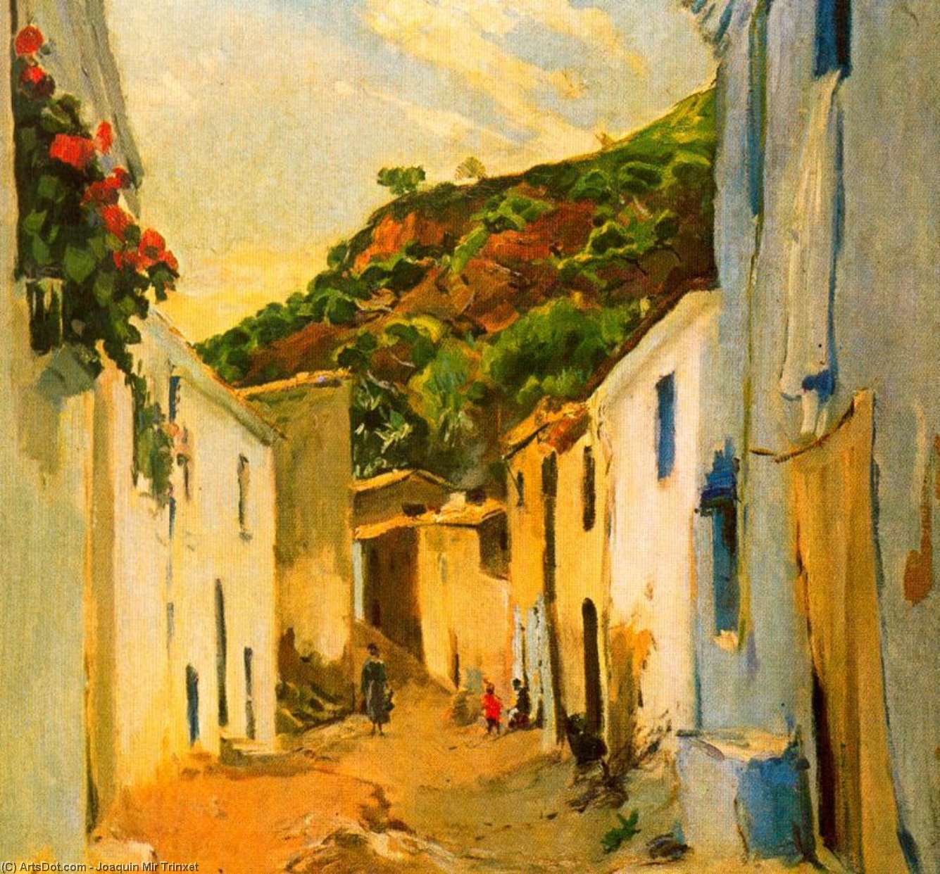 Wikioo.org - The Encyclopedia of Fine Arts - Painting, Artwork by Joaquin Mir Trinxet - El carrer del congre