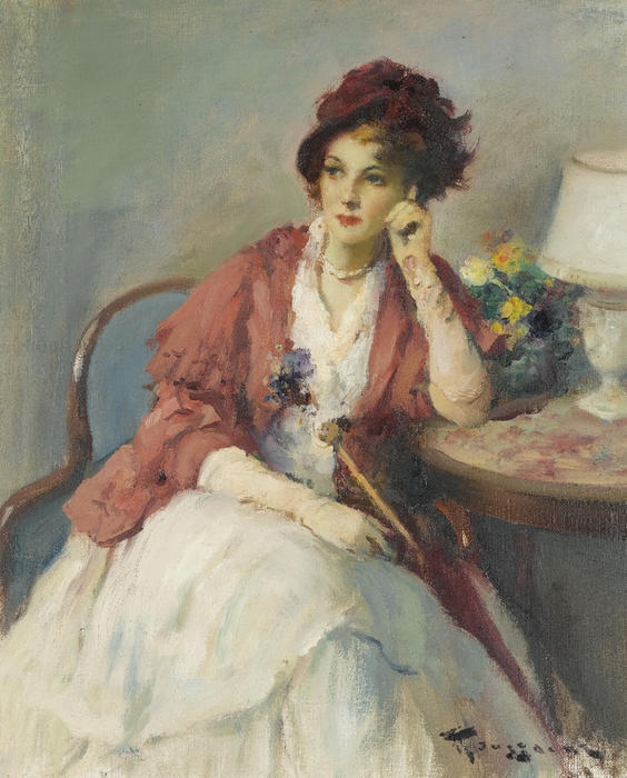 Wikioo.org - The Encyclopedia of Fine Arts - Painting, Artwork by Fernand Toussaint - Elegance