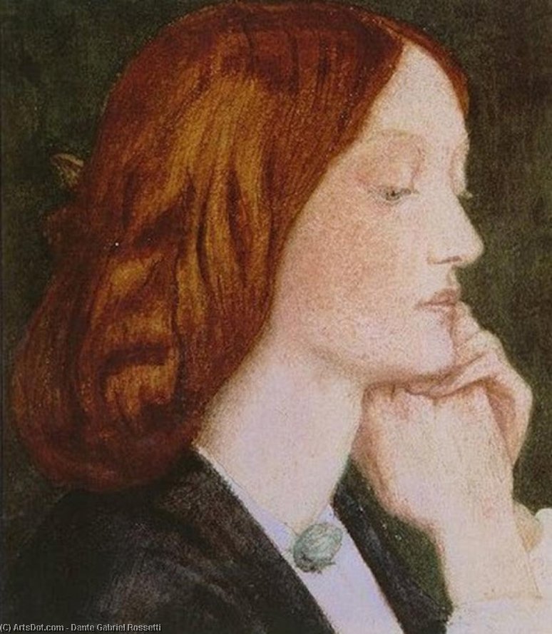 WikiOO.org - Encyclopedia of Fine Arts - Målning, konstverk Dante Gabriel Rossetti - Elizabeth Siddal