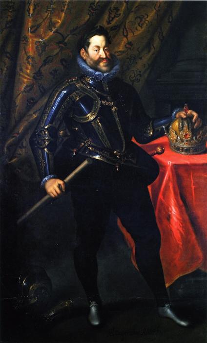 Wikioo.org - สารานุกรมวิจิตรศิลป์ - จิตรกรรม Hans Von Aachen - Emperor Rudolf II