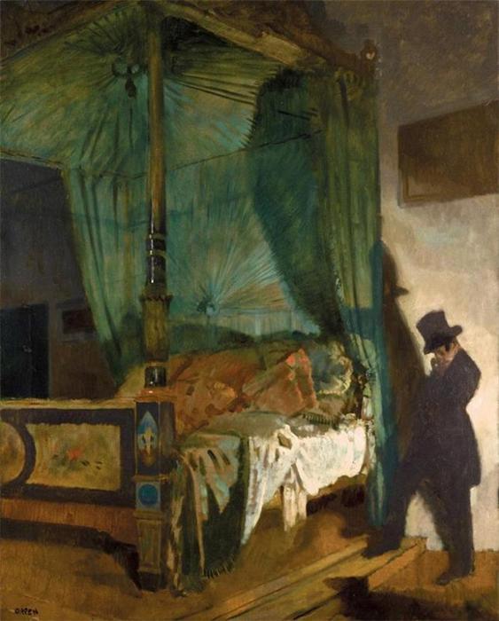 Wikioo.org - The Encyclopedia of Fine Arts - Painting, Artwork by William Newenham Montague Orpen - The Empty Bed