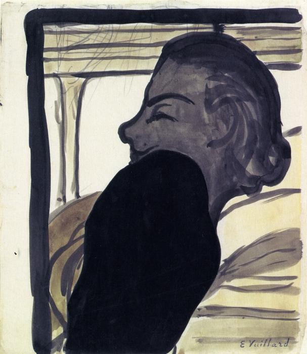 Wikioo.org - Bách khoa toàn thư về mỹ thuật - Vẽ tranh, Tác phẩm nghệ thuật Jean Edouard Vuillard - The Enigmatic Smile