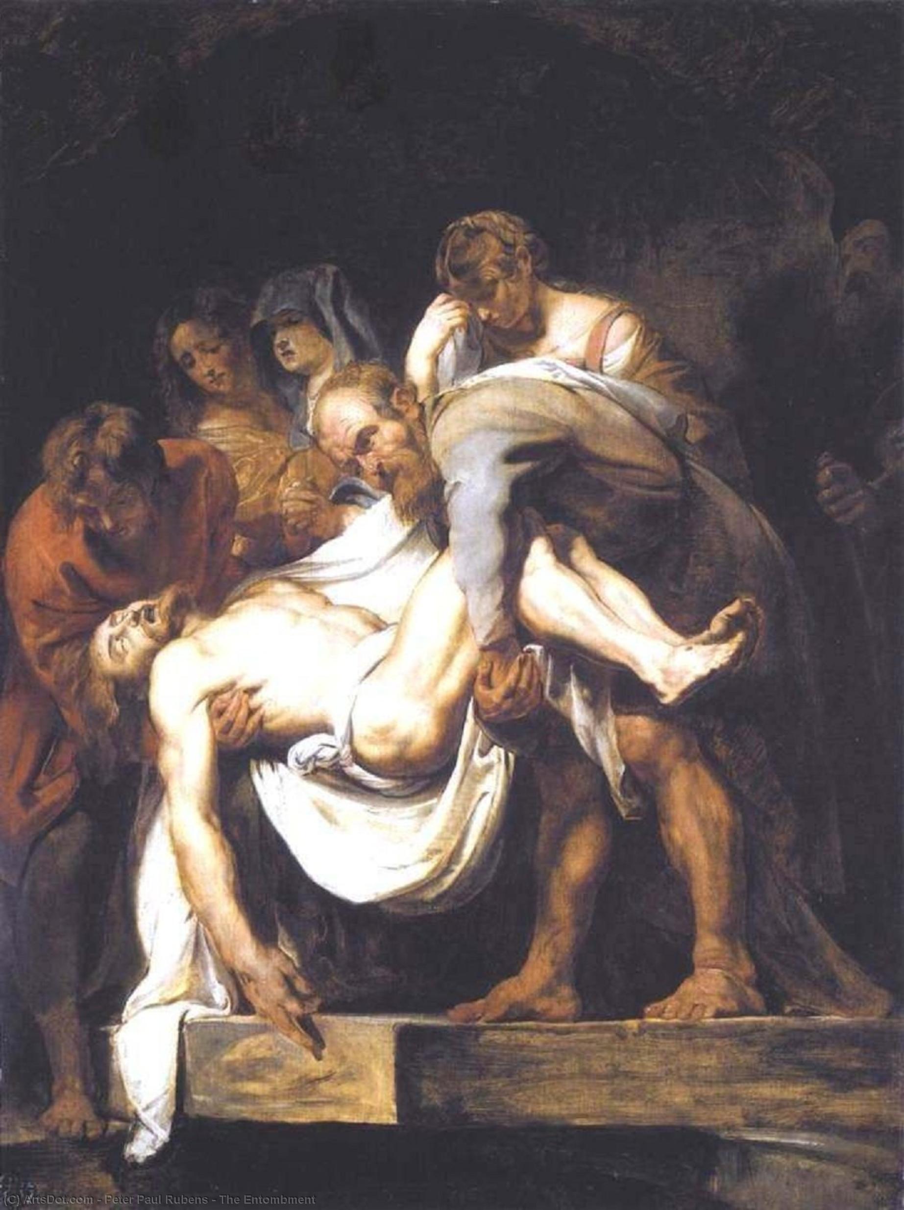 Wikioo.org - The Encyclopedia of Fine Arts - Painting, Artwork by Peter Paul Rubens - The Entombment