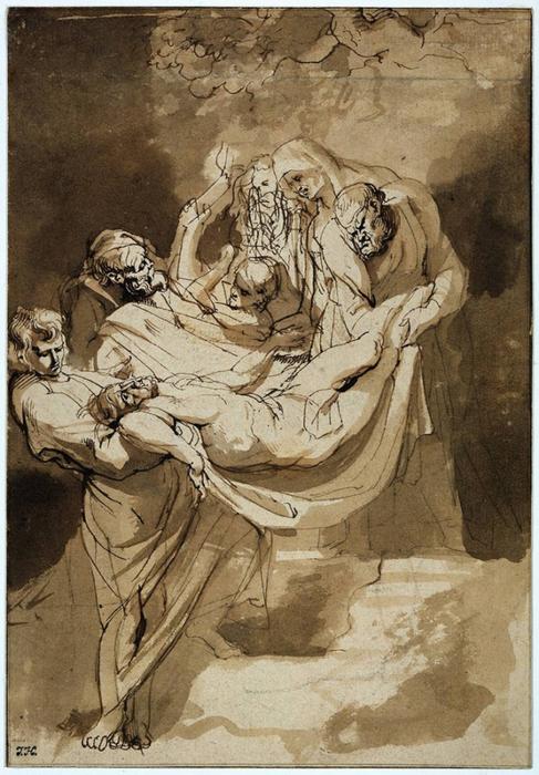 Wikioo.org - The Encyclopedia of Fine Arts - Painting, Artwork by Peter Paul Rubens - Entombment