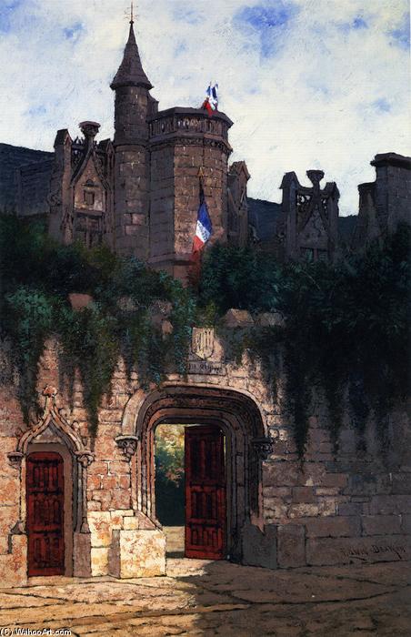 WikiOO.org - Encyclopedia of Fine Arts - Lukisan, Artwork Edwin Deakin - Entrance, Hï¿½tel de Cluny