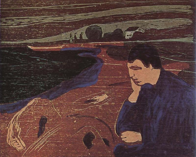 Wikioo.org - The Encyclopedia of Fine Arts - Painting, Artwork by Edvard Munch - Envy