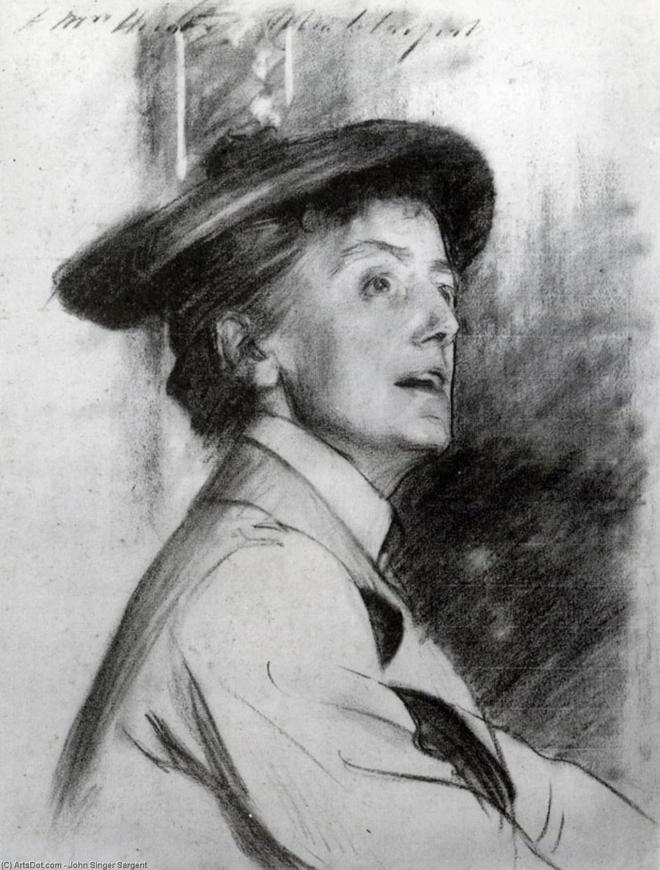 Wikioo.org - The Encyclopedia of Fine Arts - Painting, Artwork by John Singer Sargent - Ethel Smyth