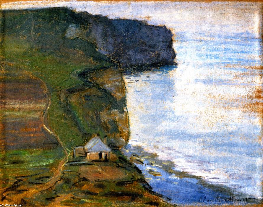 WikiOO.org - Енциклопедия за изящни изкуства - Живопис, Произведения на изкуството Claude Monet - Étretat, the Cap d'Antifer
