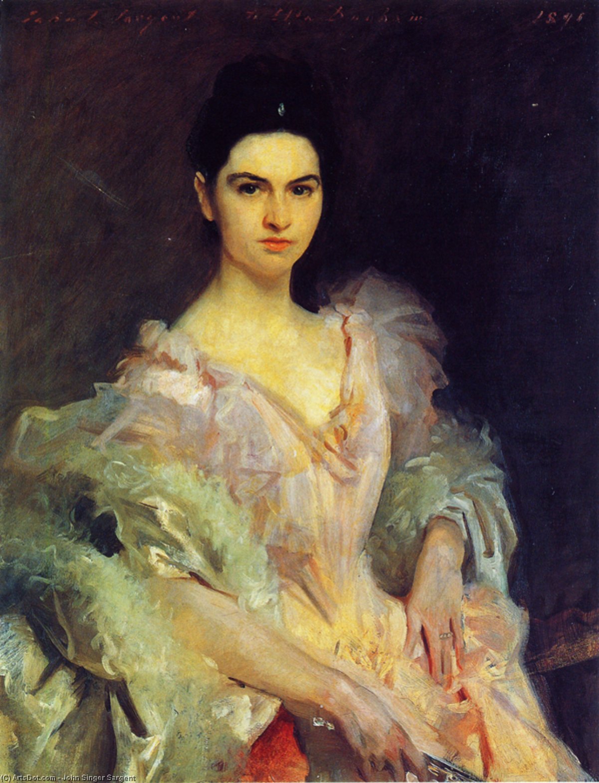 Wikioo.org - The Encyclopedia of Fine Arts - Painting, Artwork by John Singer Sargent - Etta Dunham