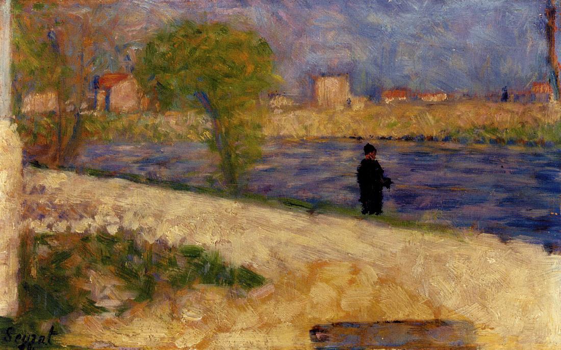 Wikioo.org - The Encyclopedia of Fine Arts - Painting, Artwork by Georges Pierre Seurat - Etude dans l'Ile