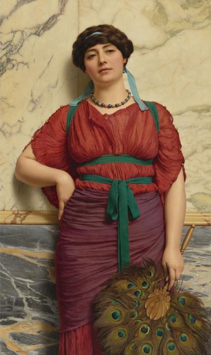 Wikioo.org - The Encyclopedia of Fine Arts - Painting, Artwork by John William Godward - Eurypyle