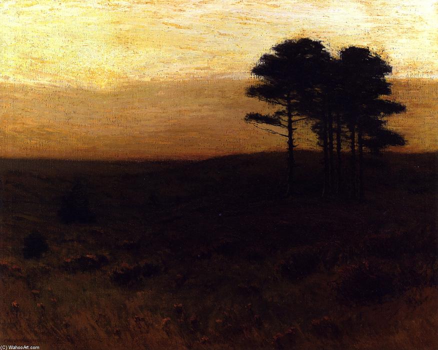 Wikioo.org - The Encyclopedia of Fine Arts - Painting, Artwork by Charles Warren Eaton - Evening in Connecticut