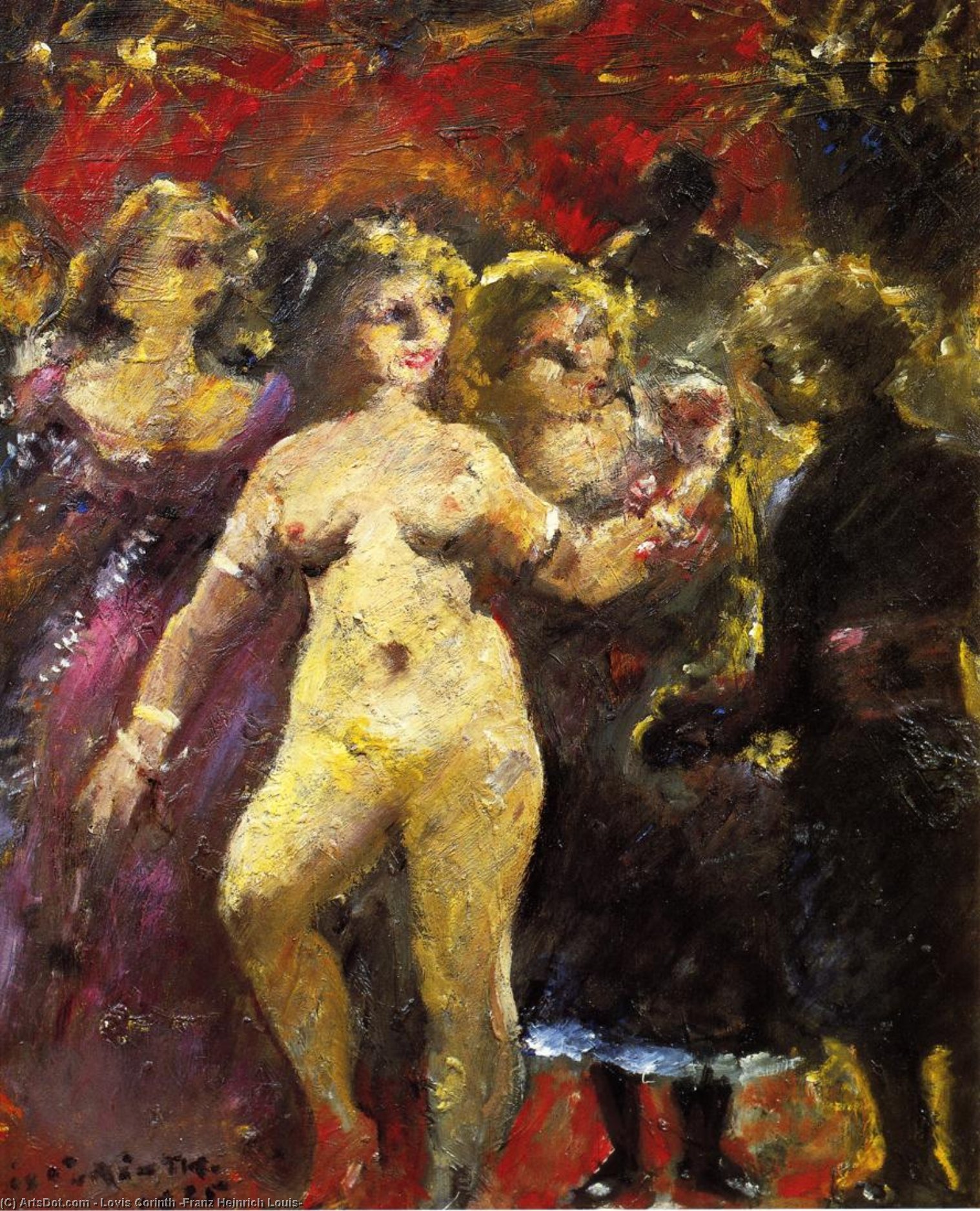 Wikioo.org - The Encyclopedia of Fine Arts - Painting, Artwork by Lovis Corinth (Franz Heinrich Louis) - The Fair Imperia