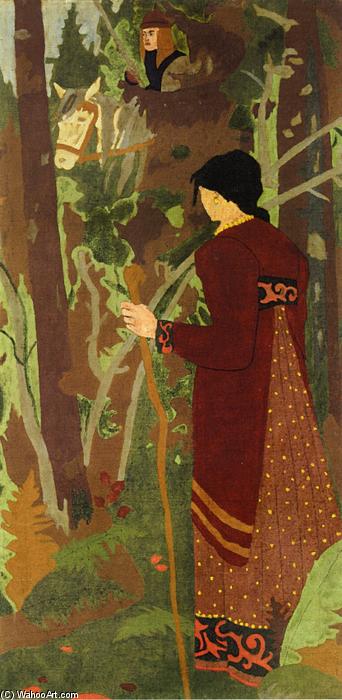 Wikioo.org - The Encyclopedia of Fine Arts - Painting, Artwork by Paul Serusier - The Fairy and the Knight