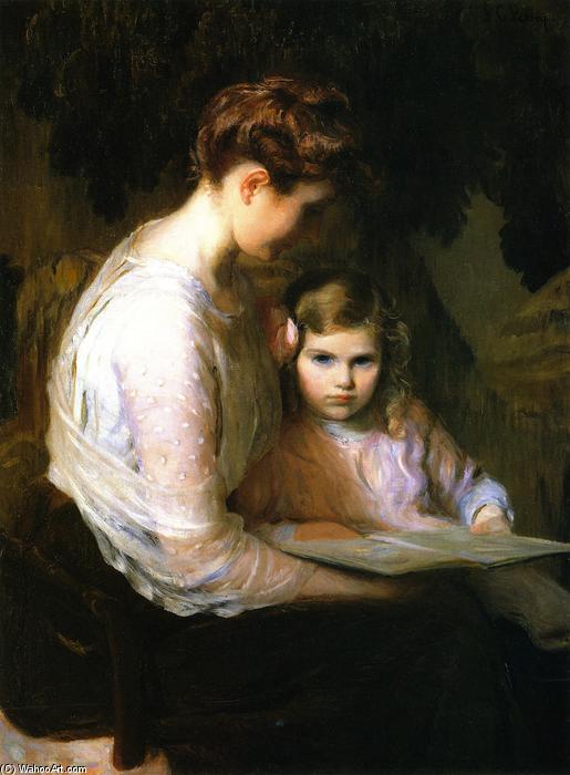 Wikioo.org – L'Encyclopédie des Beaux Arts - Peinture, Oeuvre de Lilla Cabot Perry - une fée récit