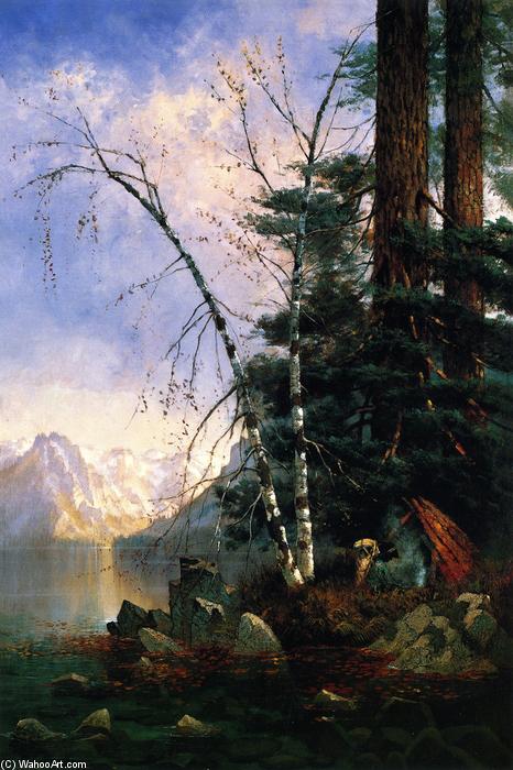 WikiOO.org - Encyclopedia of Fine Arts - Malba, Artwork Edwin Deakin - Fallen Leaf Lake