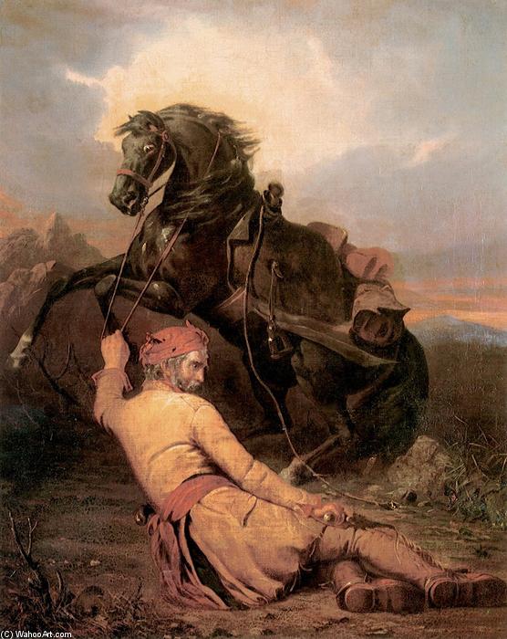 Wikioo.org – La Enciclopedia de las Bellas Artes - Pintura, Obras de arte de William Tylee Ranney - El trampero Caídos