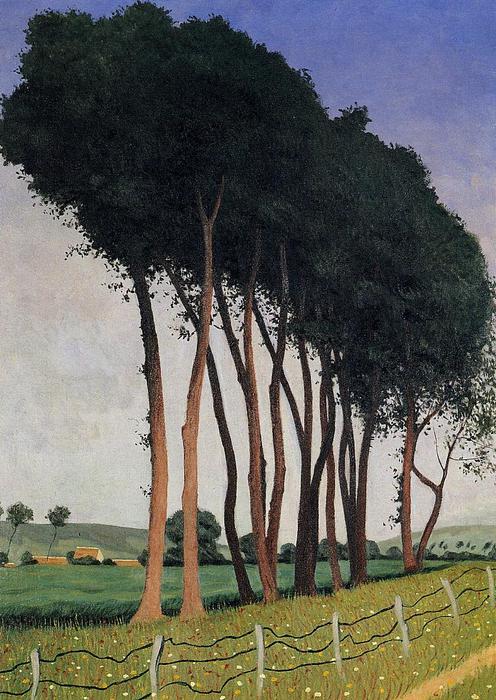 Wikioo.org – L'Enciclopedia delle Belle Arti - Pittura, Opere di Felix Vallotton - il famiglia di alberi