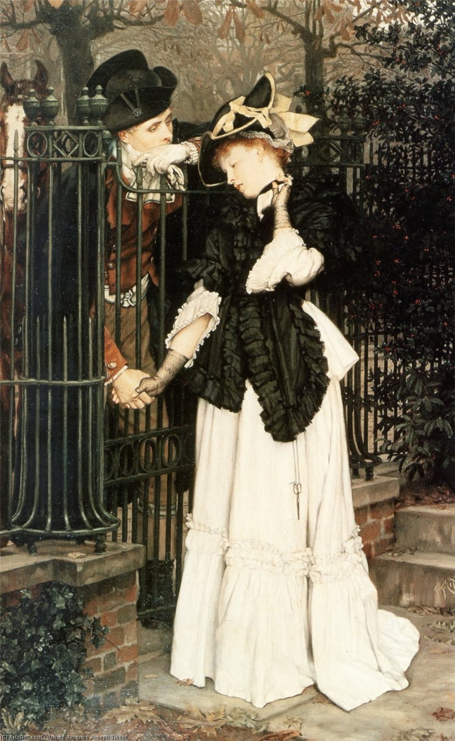 Wikioo.org - The Encyclopedia of Fine Arts - Painting, Artwork by James Jacques Joseph Tissot - The Farewell