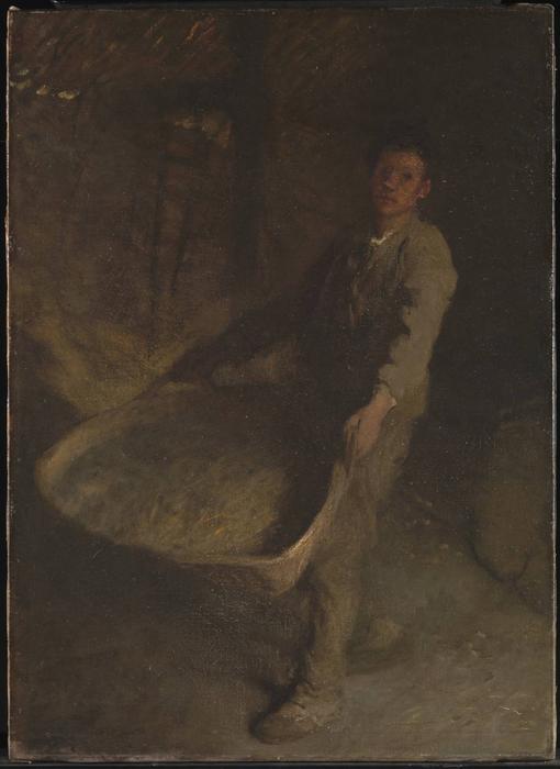 Wikioo.org – L'Enciclopedia delle Belle Arti - Pittura, Opere di George Clausen - Boy del contadino