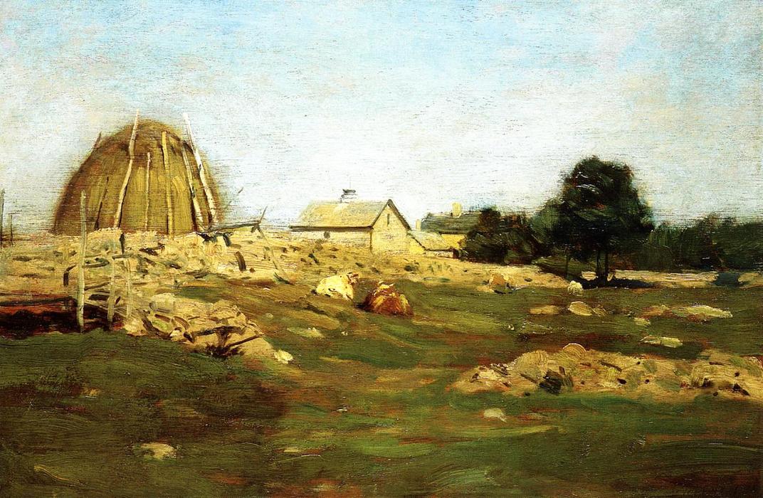 Wikioo.org - The Encyclopedia of Fine Arts - Painting, Artwork by Dwight William Tryon - Farmyard