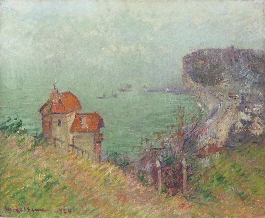 Wikioo.org - The Encyclopedia of Fine Arts - Painting, Artwork by Gustave Loiseau - Fecamp - Gray Weather