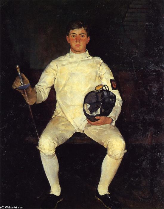 Wikioo.org - The Encyclopedia of Fine Arts - Painting, Artwork by Charles Webster Hawthorne - The Fencer