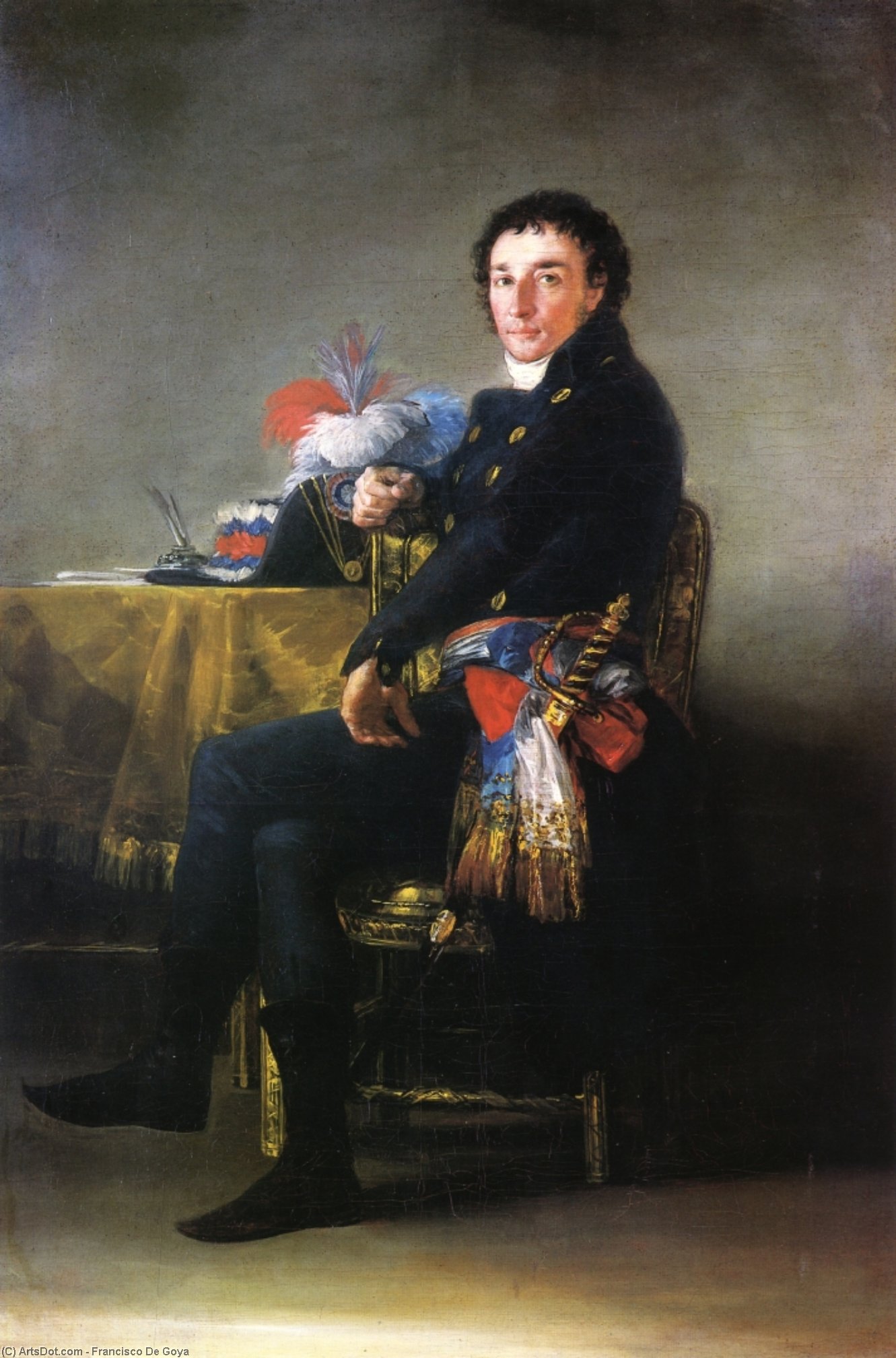 Wikioo.org - The Encyclopedia of Fine Arts - Painting, Artwork by Francisco De Goya - Ferdinand Guillenmardet