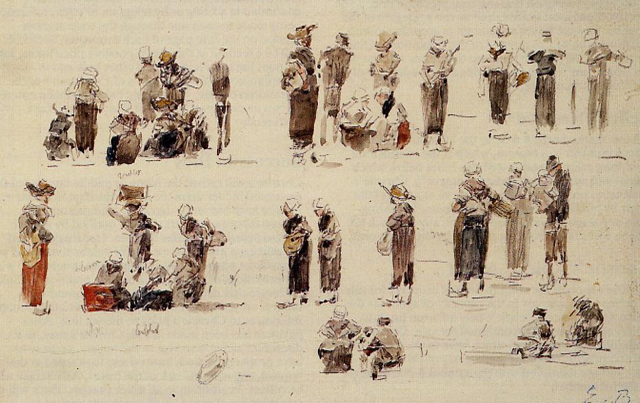 WikiOO.org – 美術百科全書 - 繪畫，作品 Eugène Louis Boudin - 图研究
