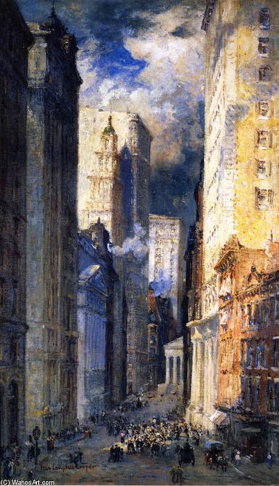 Wikioo.org - The Encyclopedia of Fine Arts - Painting, Artwork by Colin Campbell Cooper - The Financial District