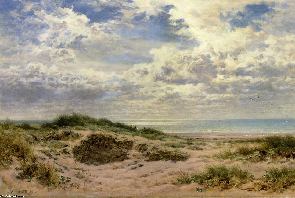 Wikioo.org - The Encyclopedia of Fine Arts - Painting, Artwork by Benjamin Williams Leader - A Fine Morning on the Sussex Coast