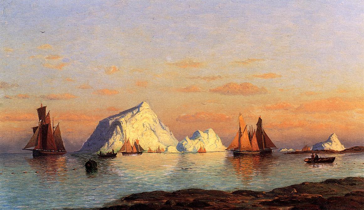 Wikioo.org - The Encyclopedia of Fine Arts - Painting, Artwork by William Bradford - Fishermen off the Coast of Labrador