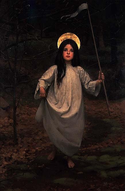 Wikioo.org - The Encyclopedia of Fine Arts - Painting, Artwork by Thomas Cooper Gotch - The Flag