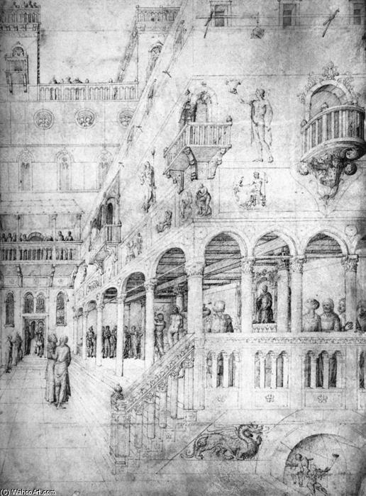 Wikioo.org – L'Encyclopédie des Beaux Arts - Peinture, Oeuvre de Jacopo Bellini - Flagellation