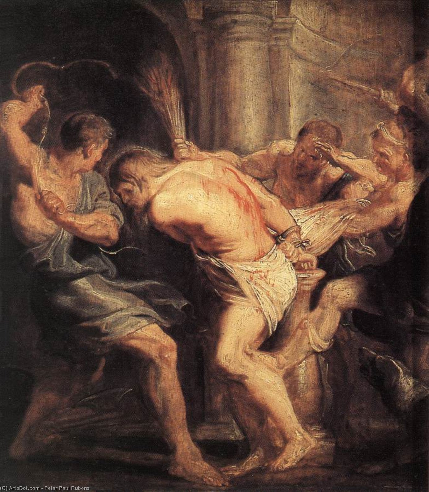 Wikioo.org – L'Enciclopedia delle Belle Arti - Pittura, Opere di Peter Paul Rubens - Flagellazione di Cristo