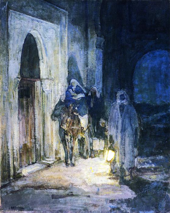 Wikioo.org - The Encyclopedia of Fine Arts - Painting, Artwork by Henry Ossawa Tanner - Flight into Egypt
