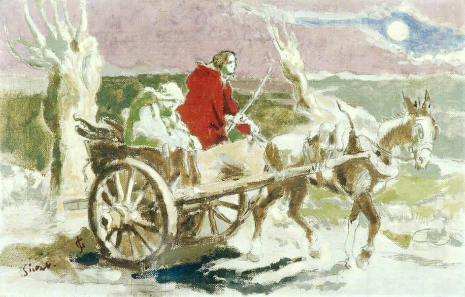 Wikioo.org - The Encyclopedia of Fine Arts - Painting, Artwork by Walter Richard Sickert - The Flight into Egypt