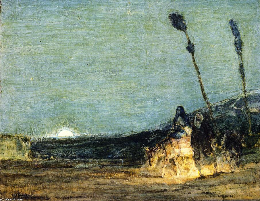 Wikioo.org - The Encyclopedia of Fine Arts - Painting, Artwork by Henry Ossawa Tanner - Flight Into Egypt