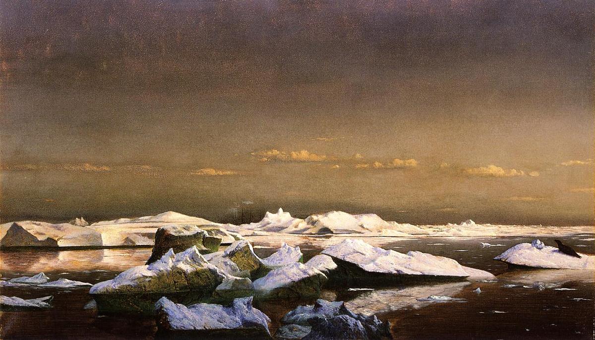 Wikioo.org - The Encyclopedia of Fine Arts - Painting, Artwork by William Bradford - Floe-Ice
