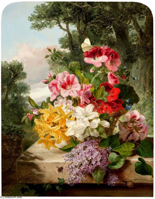Wikioo.org – L'Enciclopedia delle Belle Arti - Pittura, Opere di William John Wainwright - natura morta fioreale