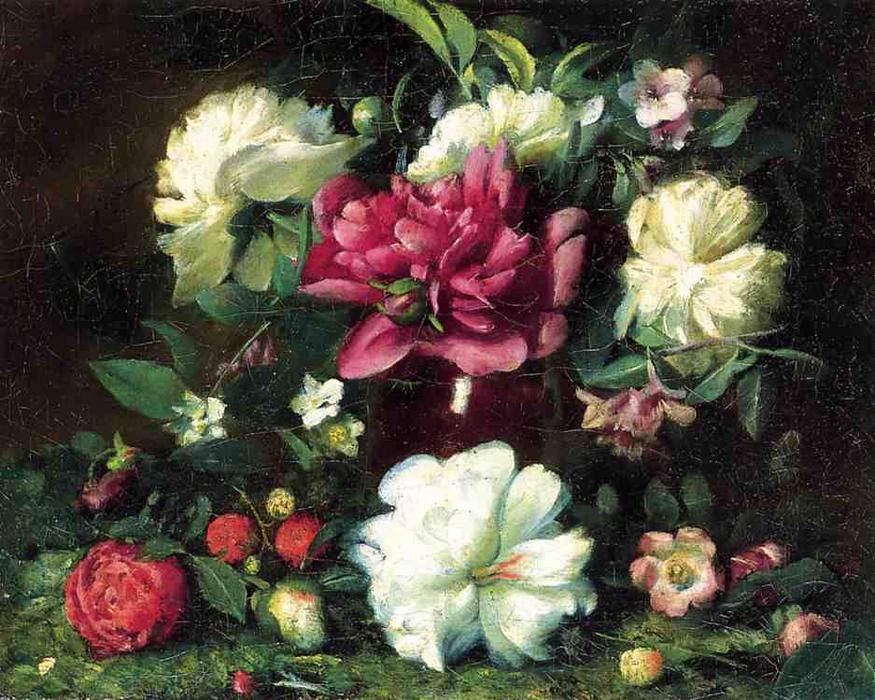Wikioo.org - The Encyclopedia of Fine Arts - Painting, Artwork by Joseph Decker - Floral Still Liife