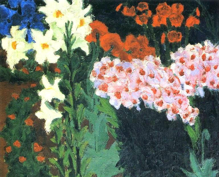 Wikioo.org - The Encyclopedia of Fine Arts - Painting, Artwork by Emile Nolde - Flower Garden