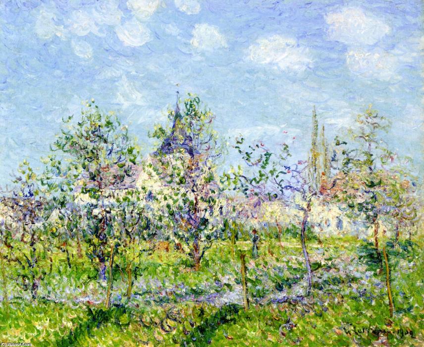 Wikioo.org - The Encyclopedia of Fine Arts - Painting, Artwork by Gustave Loiseau - Flowering Orchard, Spring