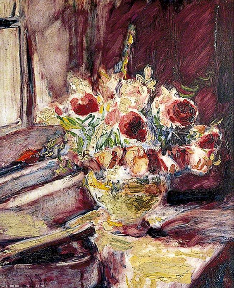 WikiOO.org - Енциклопедия за изящни изкуства - Живопис, Произведения на изкуството Roderic O'conor - Flowers
