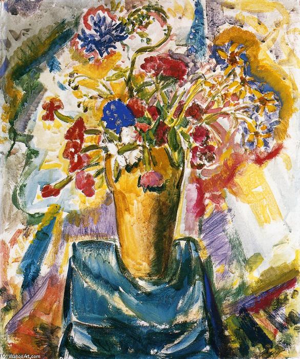 WikiOO.org - Enciclopedia of Fine Arts - Pictura, lucrări de artă Alfred Henry Maurer - Flowers in a Vase